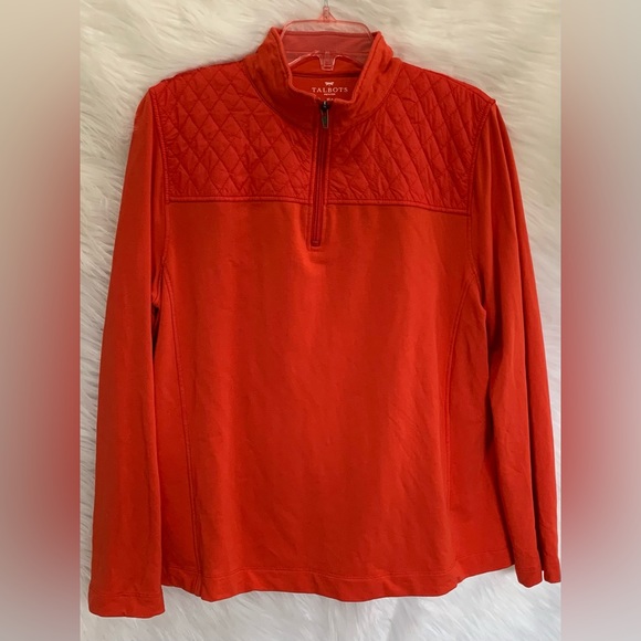 Talbots Tops - Talbots Long sleeve with zip collar XL Pettit